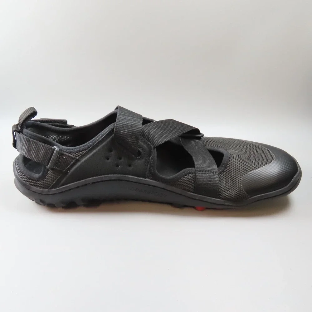 VivoBarefoot Tracker Sandals Men's Size 12 Obsidian‎ Textile Barefoot Hiking